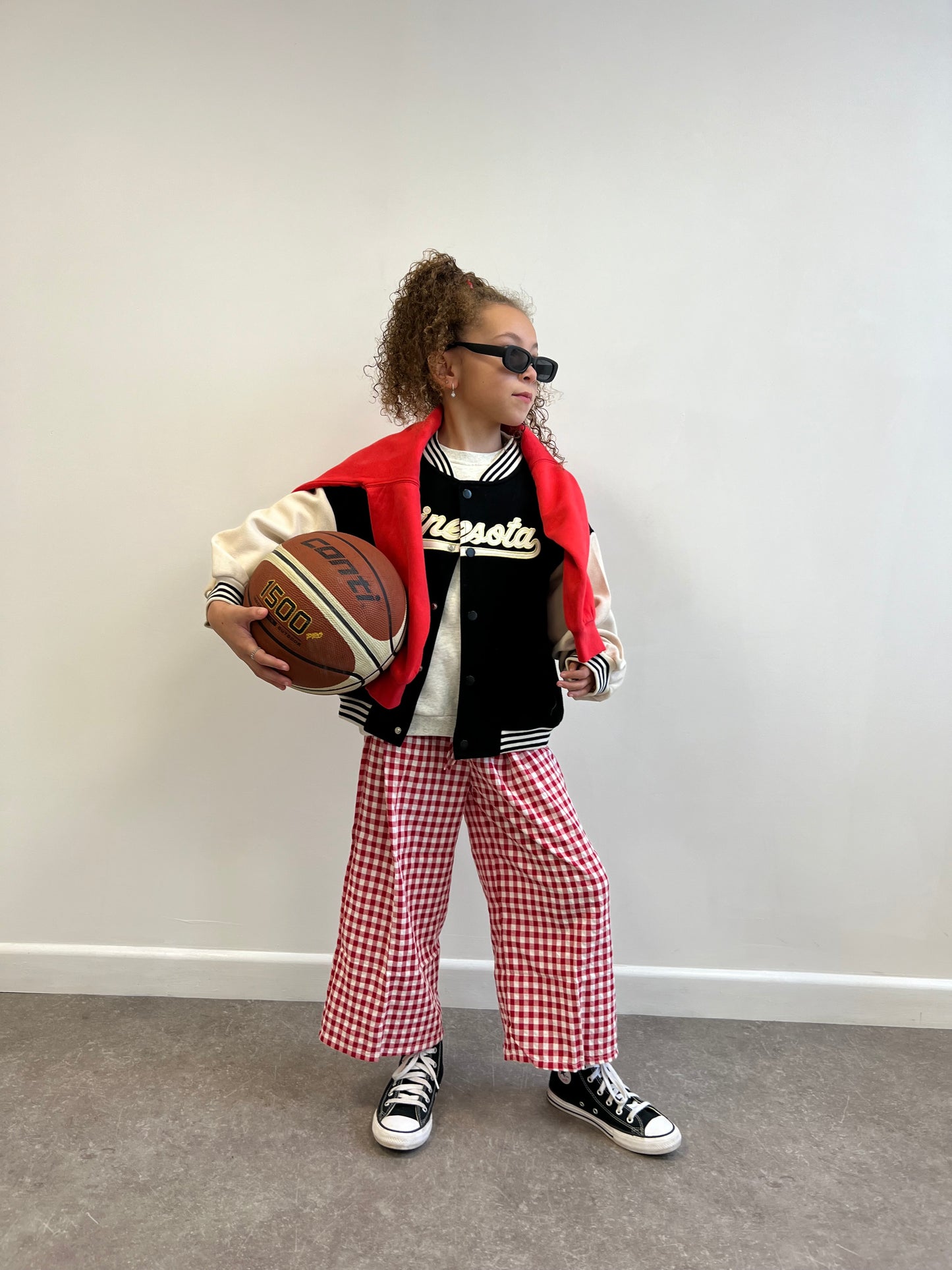 Gingham Trousers RED