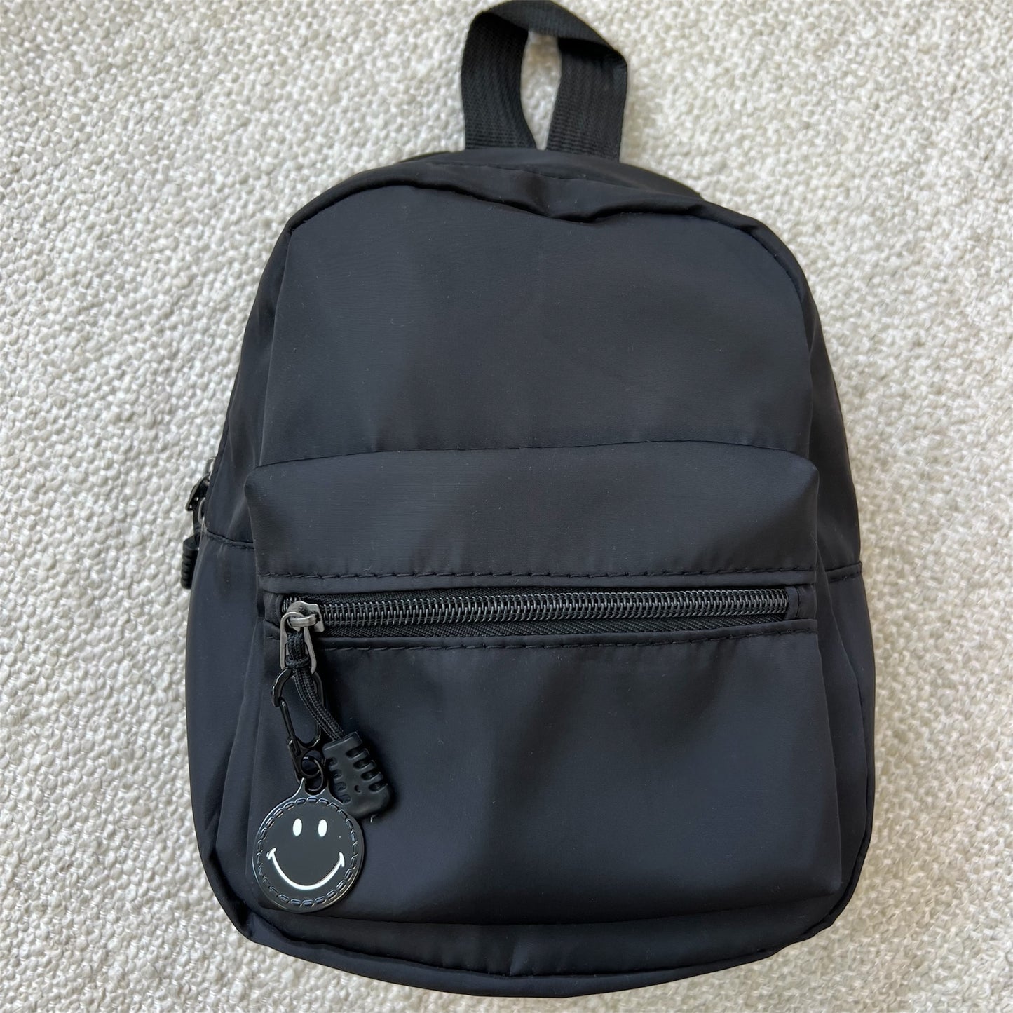 Black Mini Backpack
