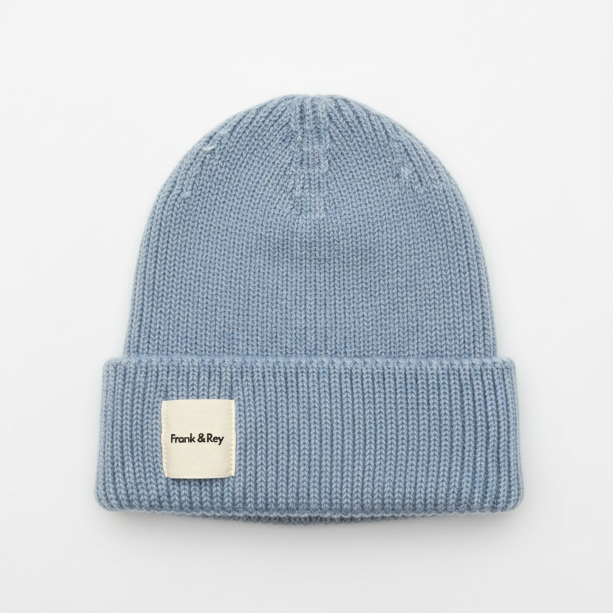 Lux knit beanie - Bubblegum Blue