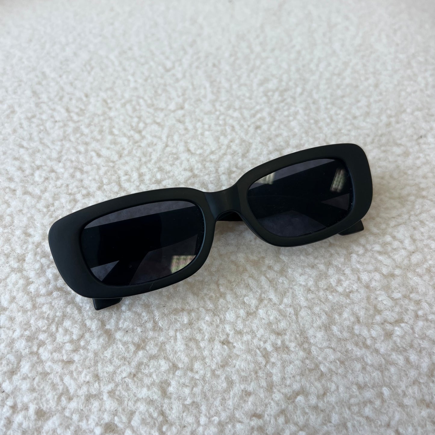 Black Rectangle Sunglasses