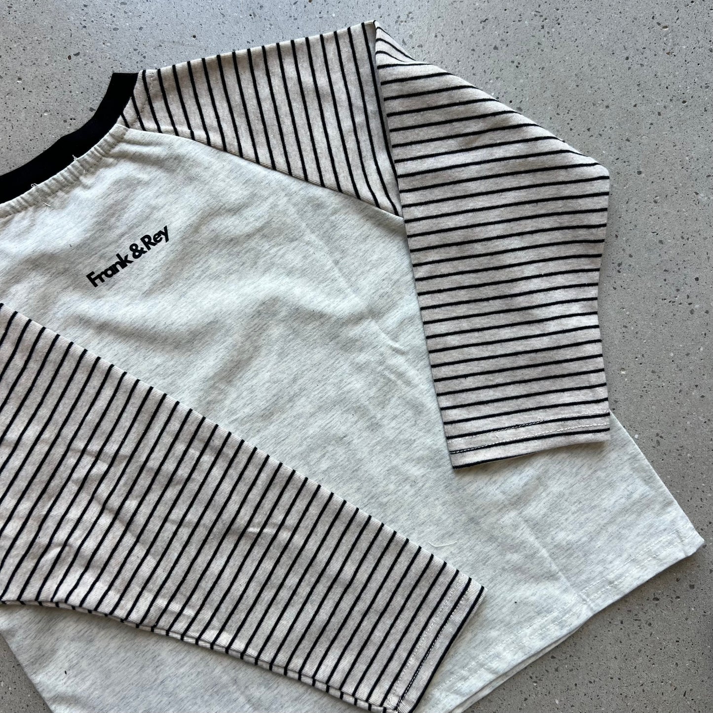 Stripe Baseball Top
