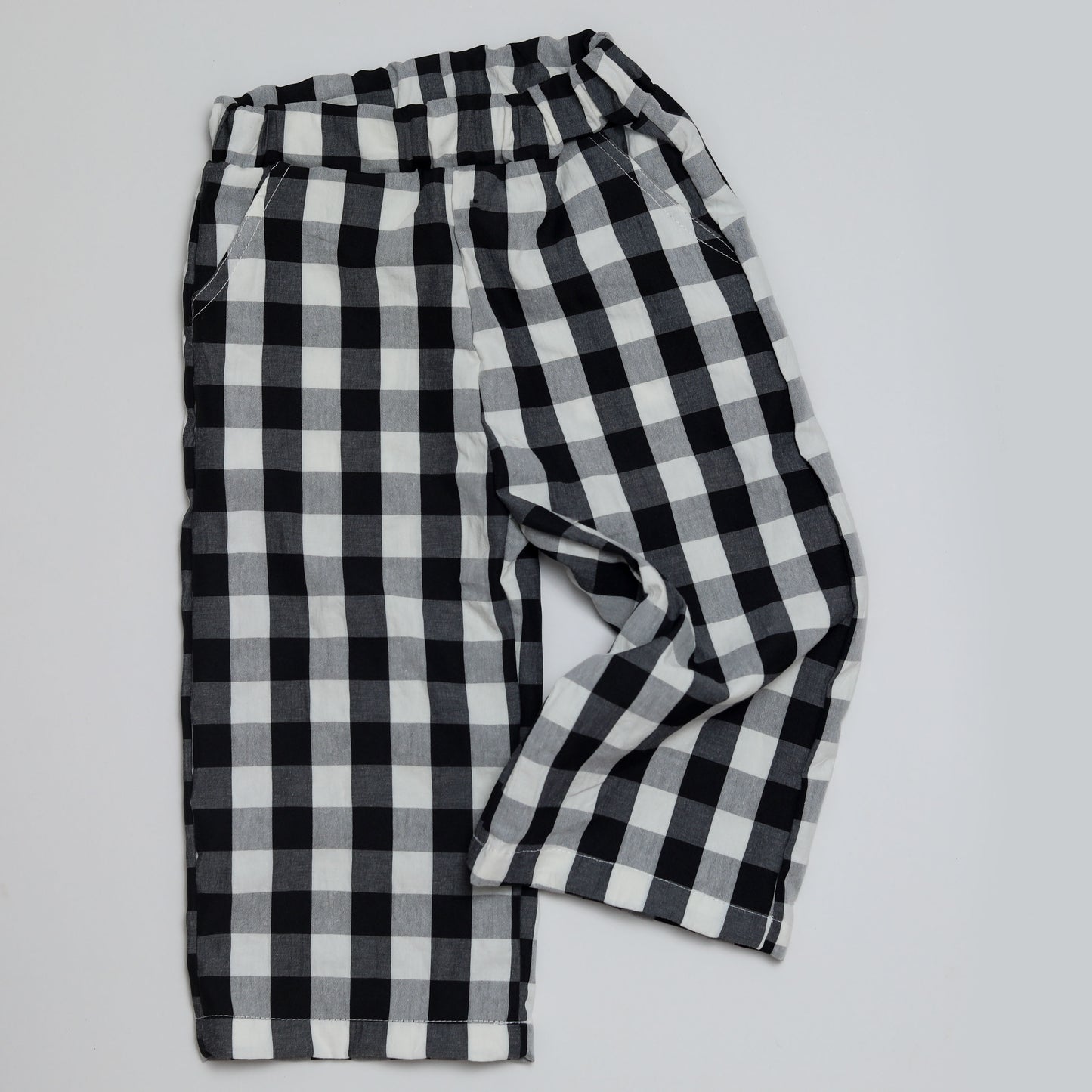 Black & White Gingham Trousers