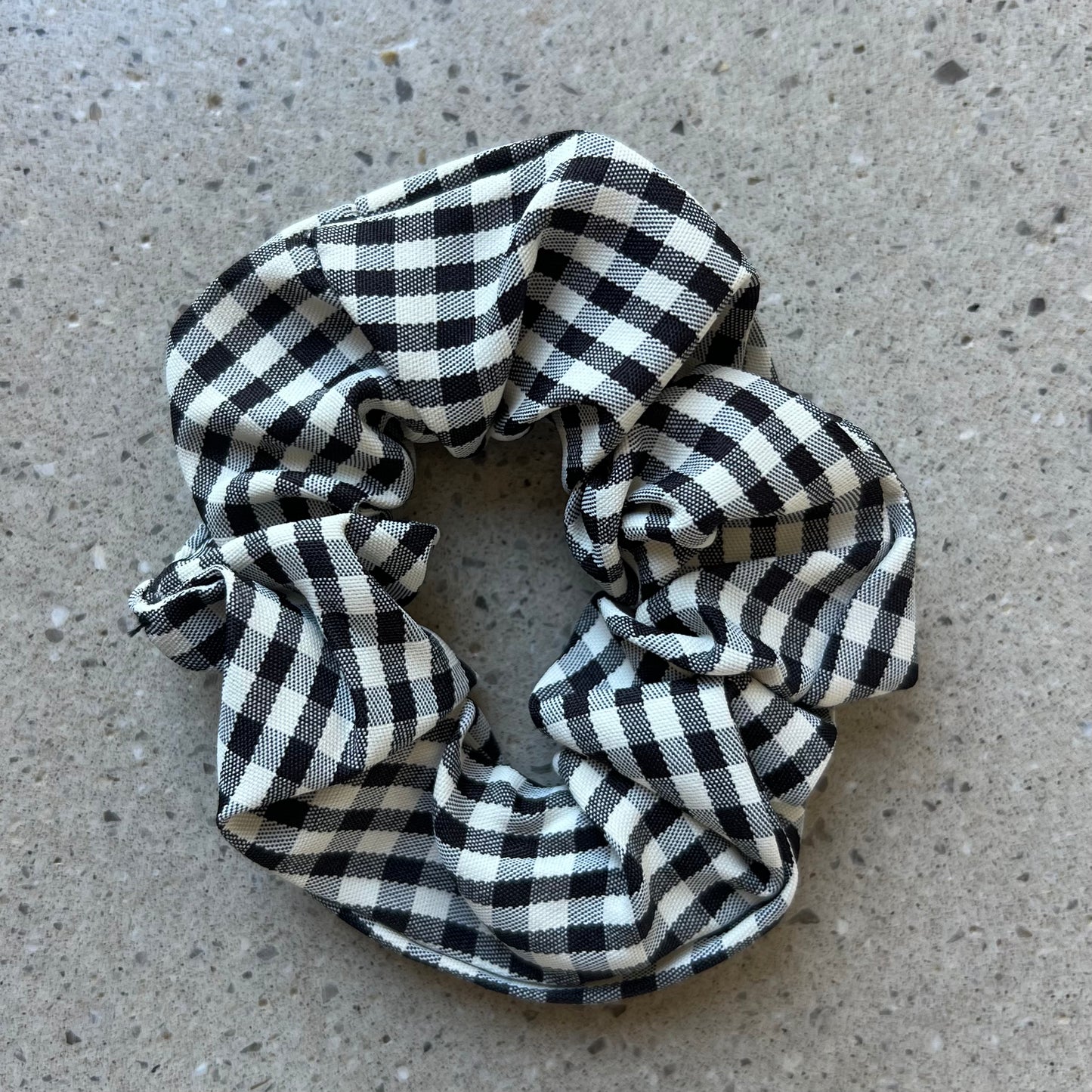 Gingham Scrunchie