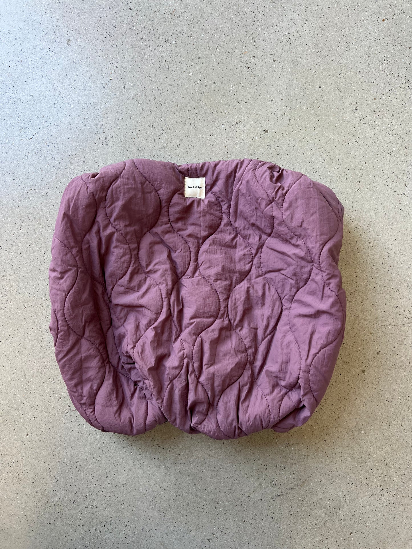 Purple bubble gilet