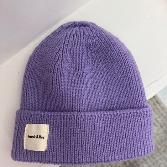 Lux knit beanie - Lilac