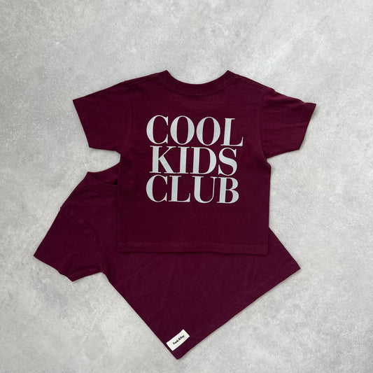 Cool Kids Club T-shirt Berry