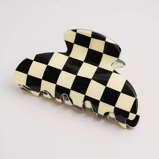 Checkerboard Claw Clip