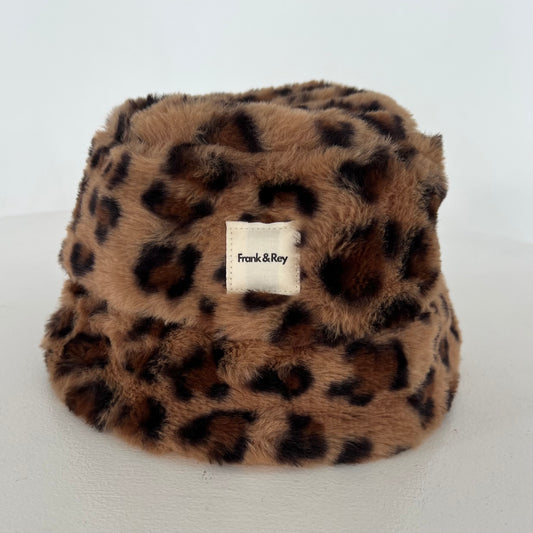 Leopard Fur Bucket Hat