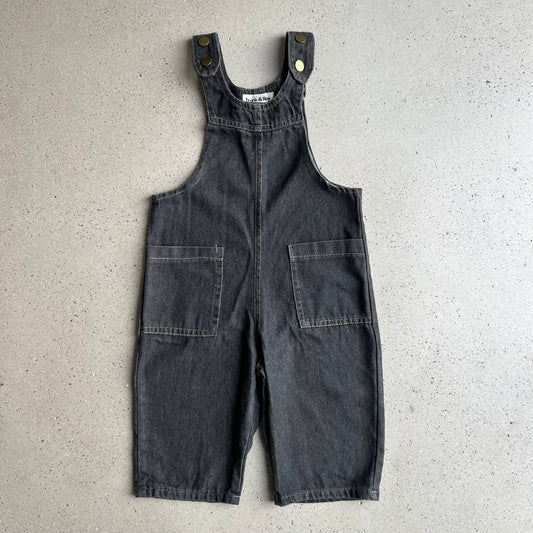 Black Soft Dungarees