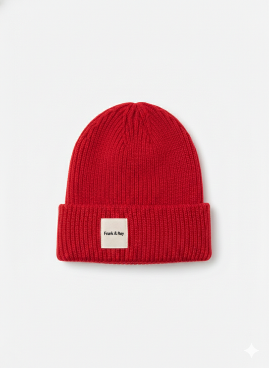 Lux knit beanie - Ketchup