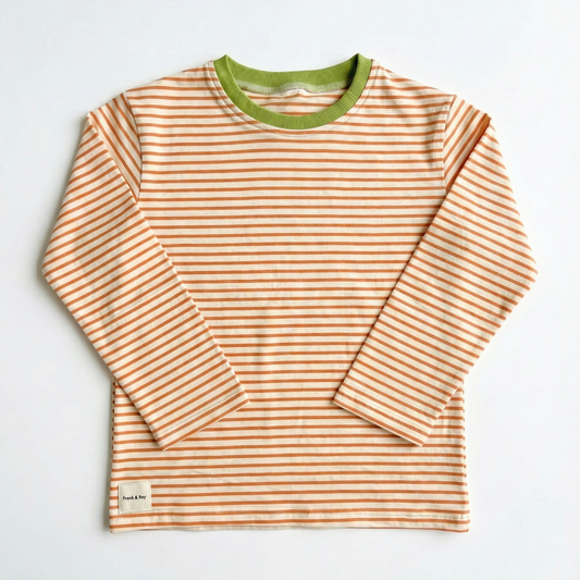 Stripey Peach Top