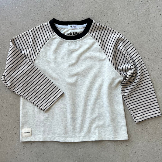 Stripe Baseball Top
