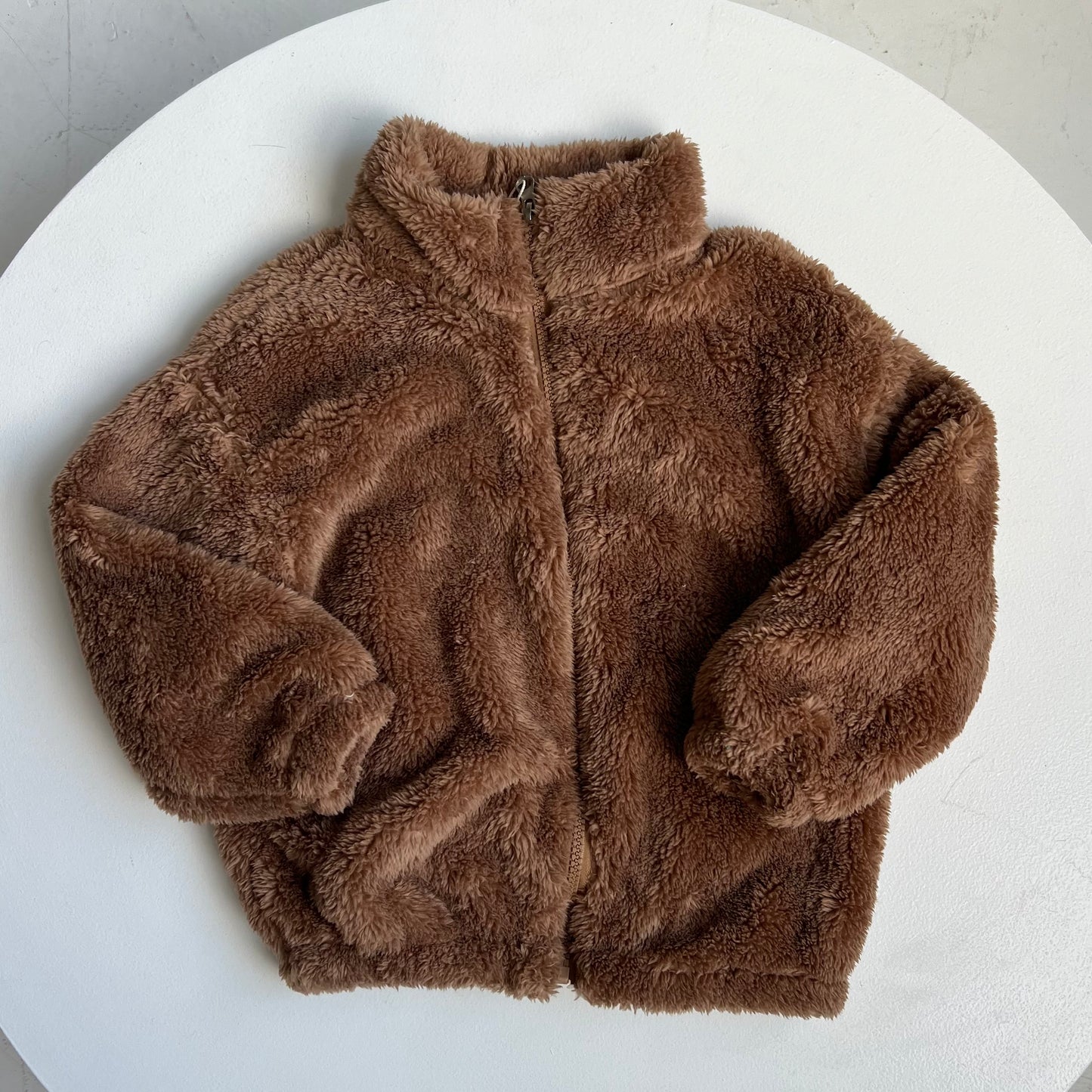 Teddy Fleece Jacket - Brown