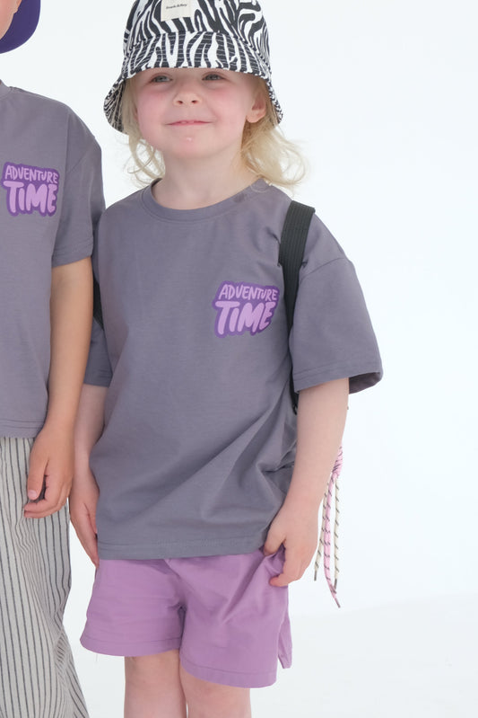 Purple Cotton shorts