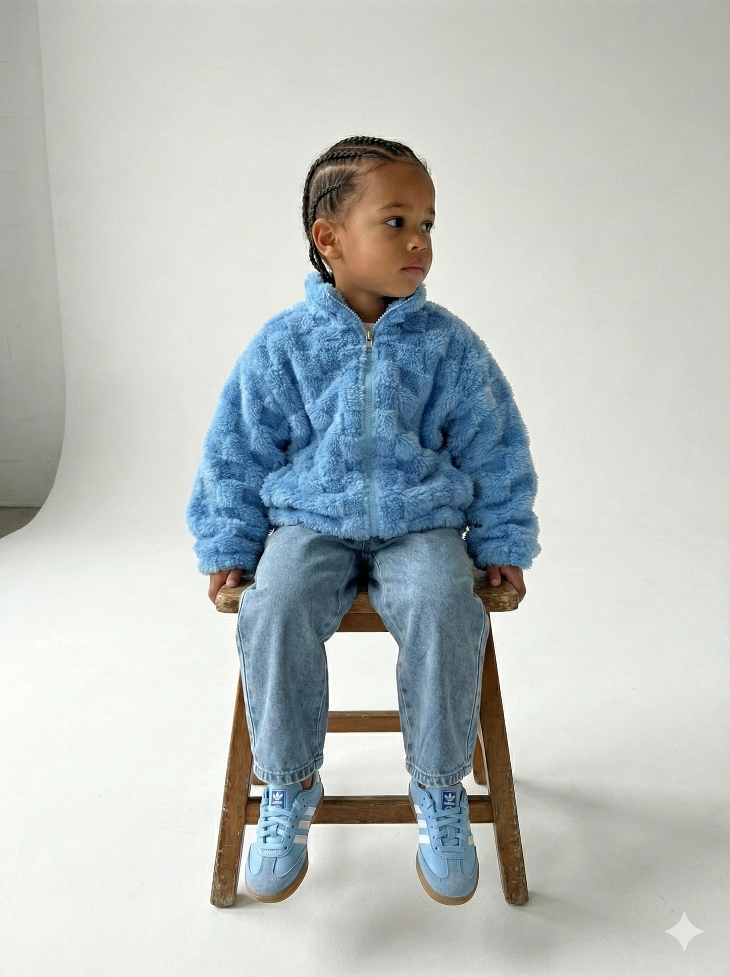 Blue Checkerboard Fleece