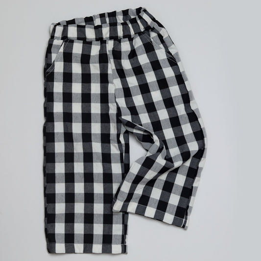 Black & White Gingham Trousers