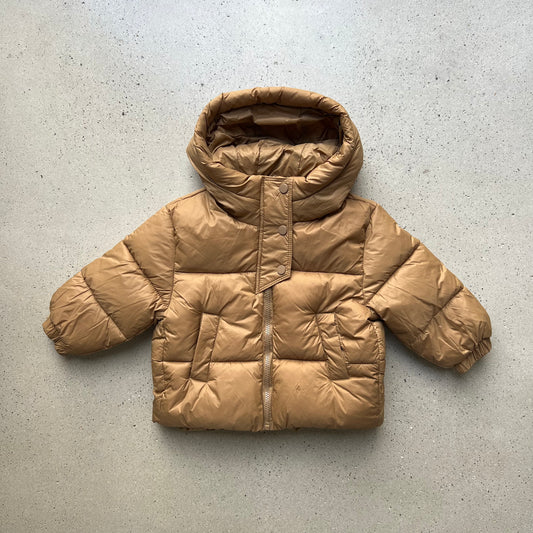 Tan Puffer Coat