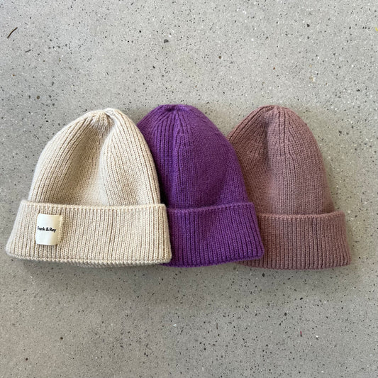 Lux knit beanie