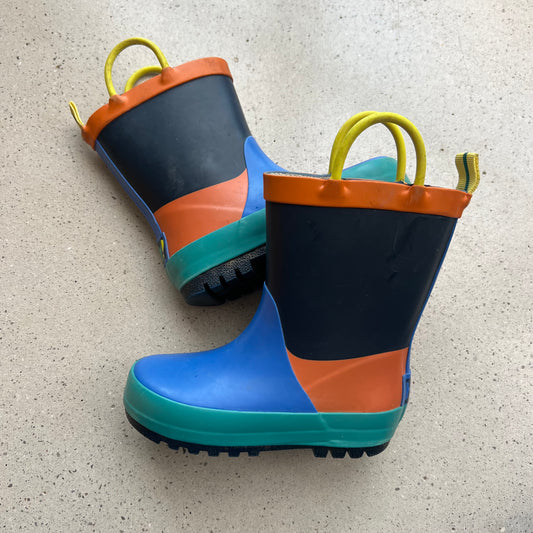 Colour block Wellies
