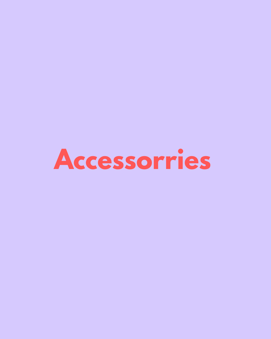 Sample Sale Accessories