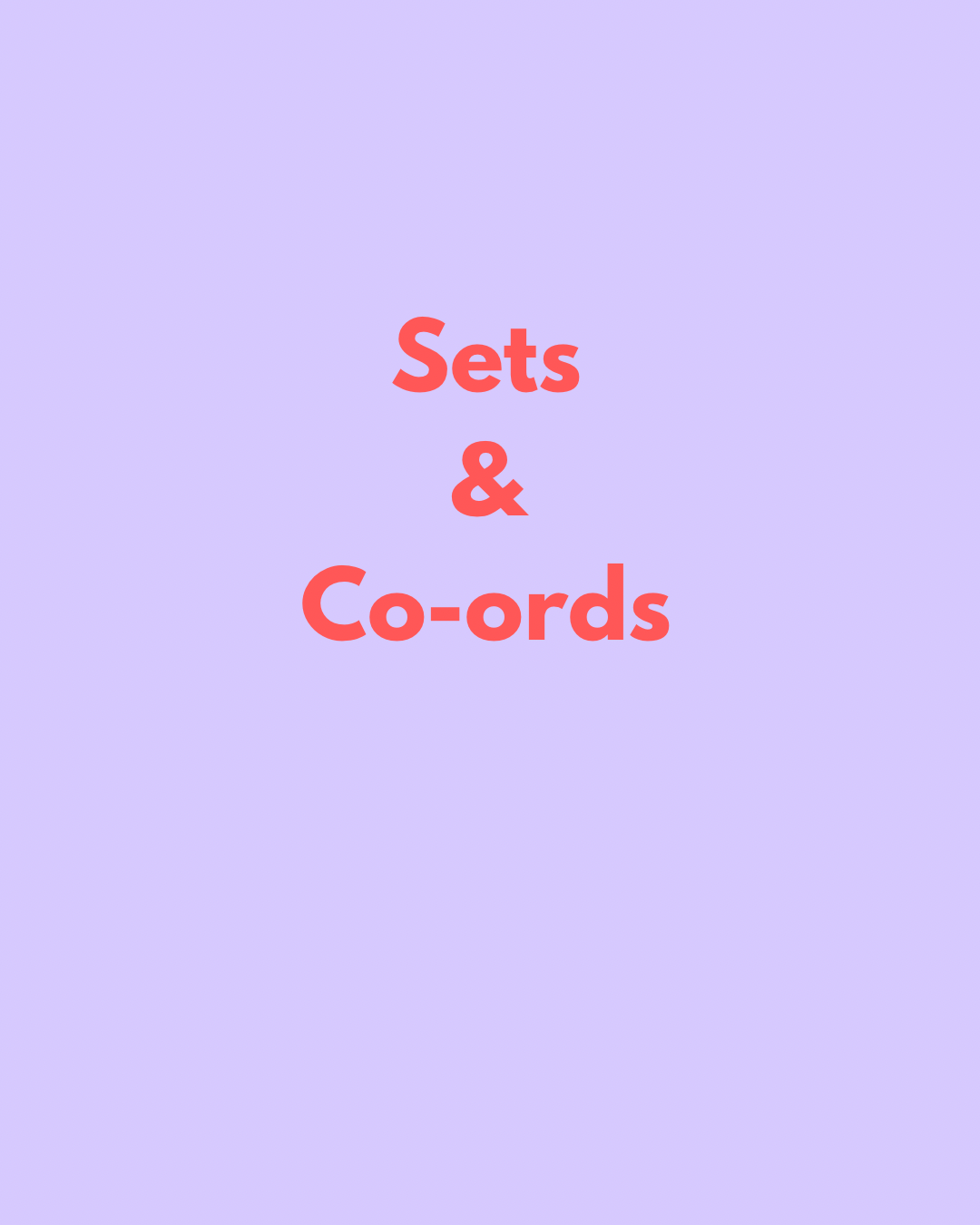 Sample Sale Sets & Co-ords